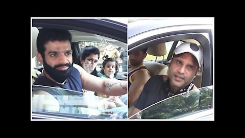 Karan Patel With Family, Krushna Abhishek & Mona Singh Snapped Across Town