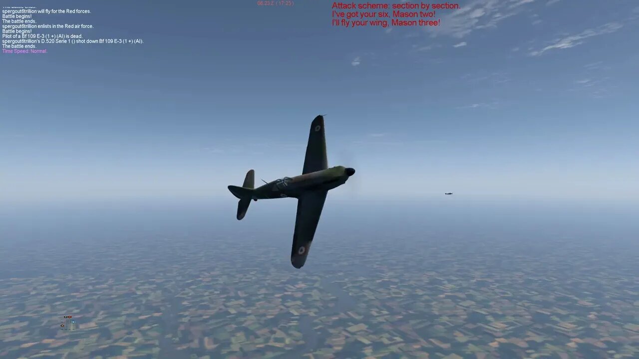 Dewoitine D.520 Vs Bf109E-7 (Il-2 Sturmovik Cliffs Of Dover Blitz)