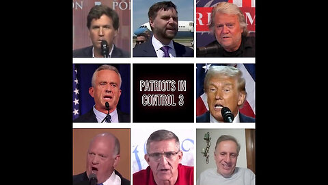 Patriots in Control 3 - Mike King, Trump, Tucker, RFK, Bannon, General Flynn.. Drops Intel!