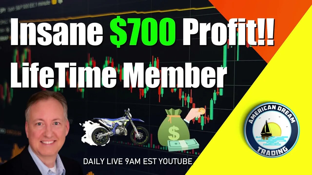 Insane $700 Profit Lifetime Member Stock Market