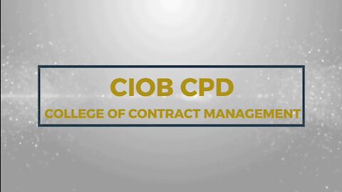 CIOB CPD | A CPD Course