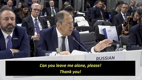 November 30, 2023 - Harsh words from Lavrov at the OSCE summit in North Macedonia