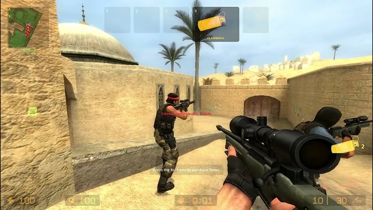 Counter Strike Source Dust 2 Bots #82 Only Sniper Rifles