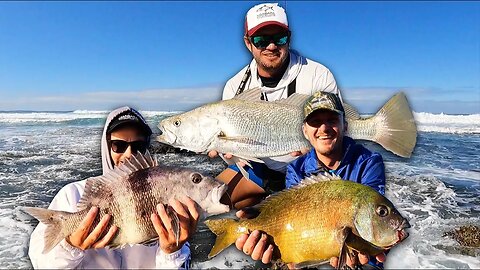 Fishing for kob on the reefs of Nqabara! Edible Fishing in the Transkei! Fishing South Africa! Ep 4