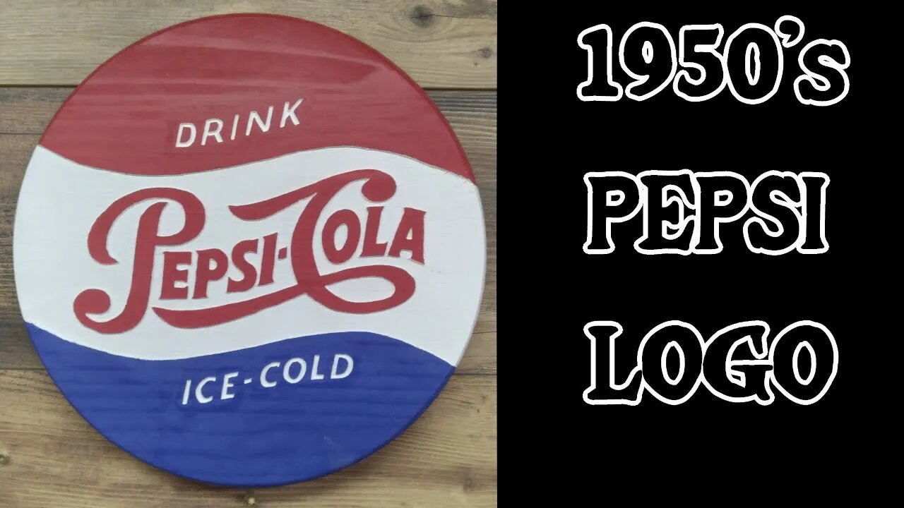 OLD SCHOOL PEPSI LOGO START TO FINISH