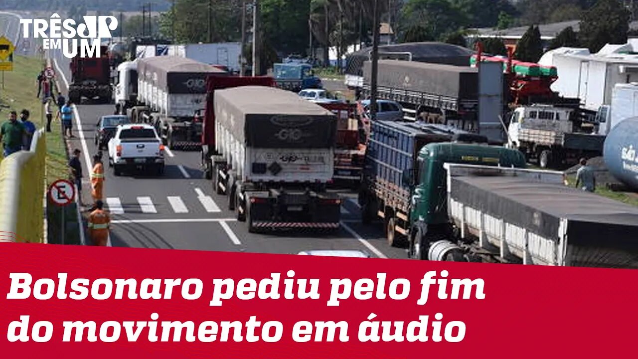 Governo federal anuncia fim dos bloqueios de caminhoneiros