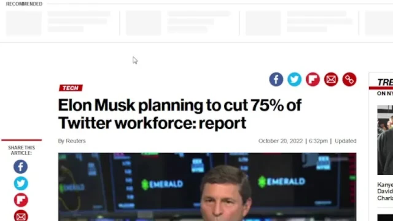 Elon Musk to fire 75 % of Twitter staff, proving everyone is expendable