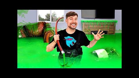 Watch mrbeast Filled Brother’s House With Slime & Bought Him A New One