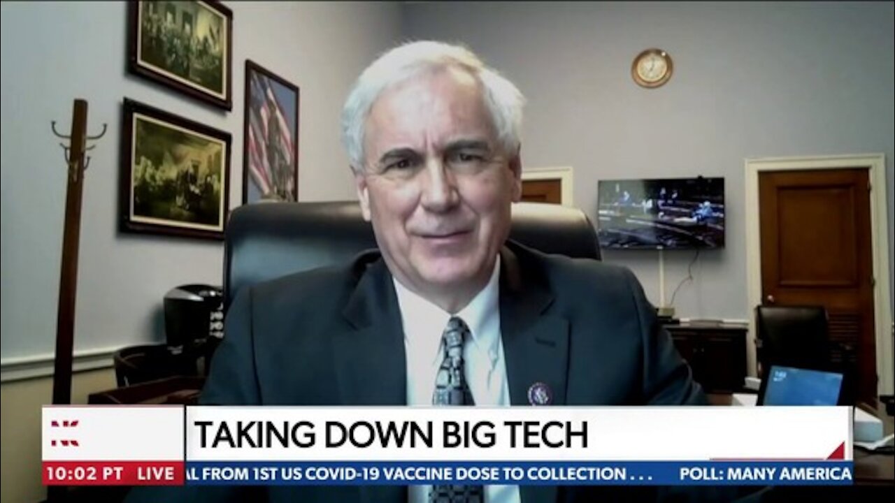 REP. TOM MCCLINTOCK TO NEWSMAX TV: BIG TECH 'CENSORSHIP MAKES UGLY SPEECH MORE POWERFUL'