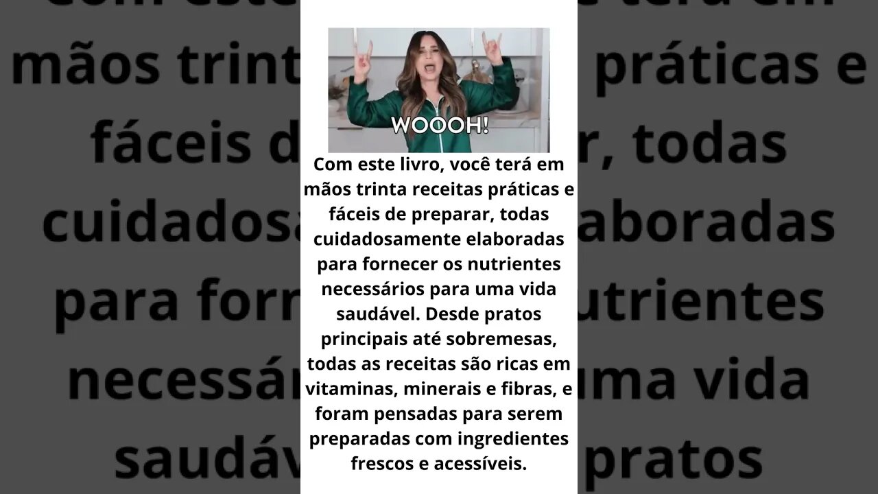 livro 30 receitas saudaveis $ #shorts