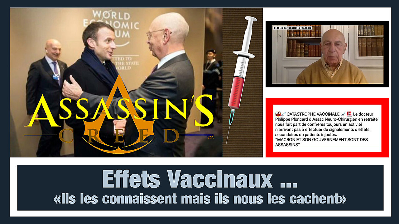 EFFETS VACCINAUX ? " Ils ne veulent plus que nous sachions" ... (Hd 720)