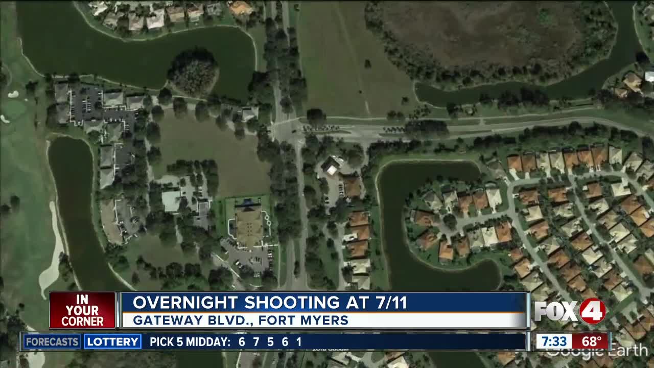 Shooting investigation at 7-Eleven on Gateway Boulevard