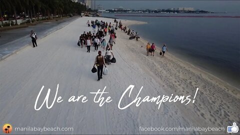 The Manila Bay Beach Volunteer Army!