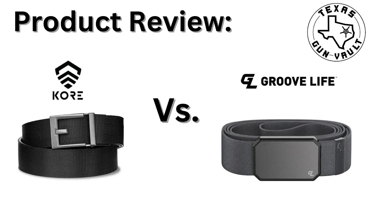 Product Review & Comparison: Kore Essentials vs. Groove Life EDC Belts