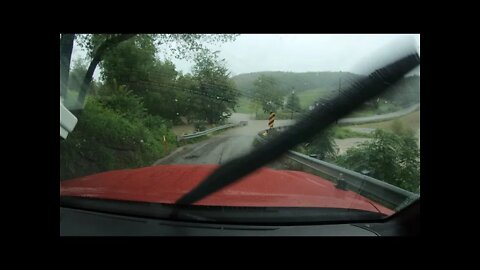 Heavy rain and flooding in WPA from what was left of IDA
