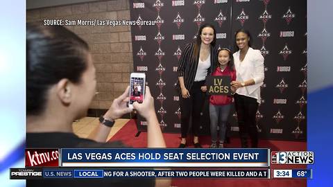 Las Vegas Aces hold seat selection event