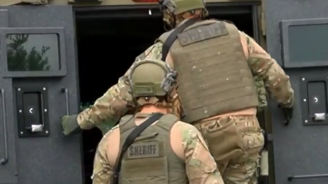 Martin County Sheriff's SWAT team trains with Navy Seals