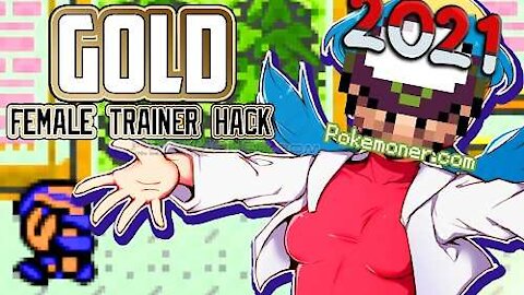 Pokemon Gold Female Trainer Hack - GBC Hack ROM, Play as Girl trainer in Pokemon Gold!