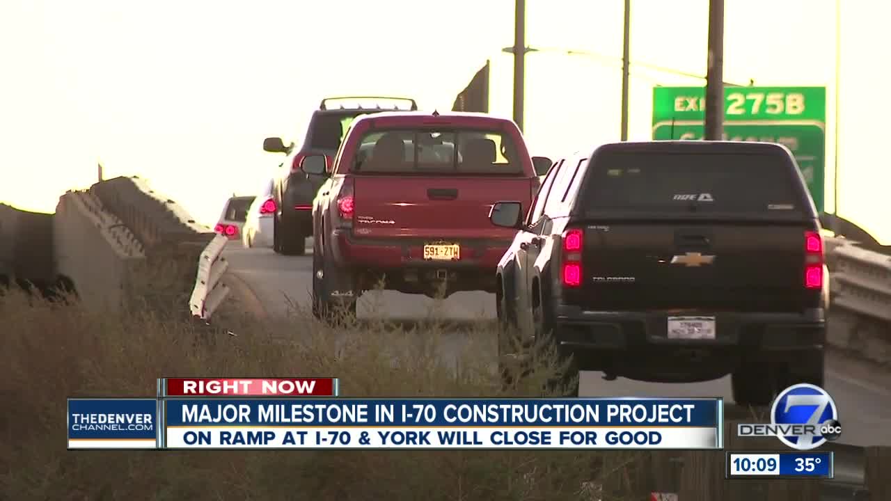 I-70 expansion shuts down westbound York Street ramp permanently, more closures to follow