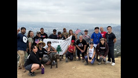 9.17.2022 - LA PATRIOTS ABOVE THE HOLLYWOOD SIGN