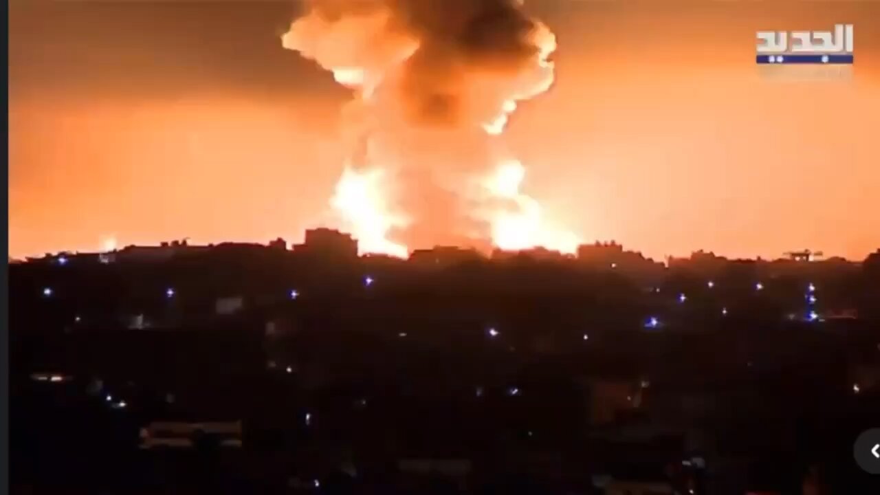 Massive attack in Beirut. Munitions.
