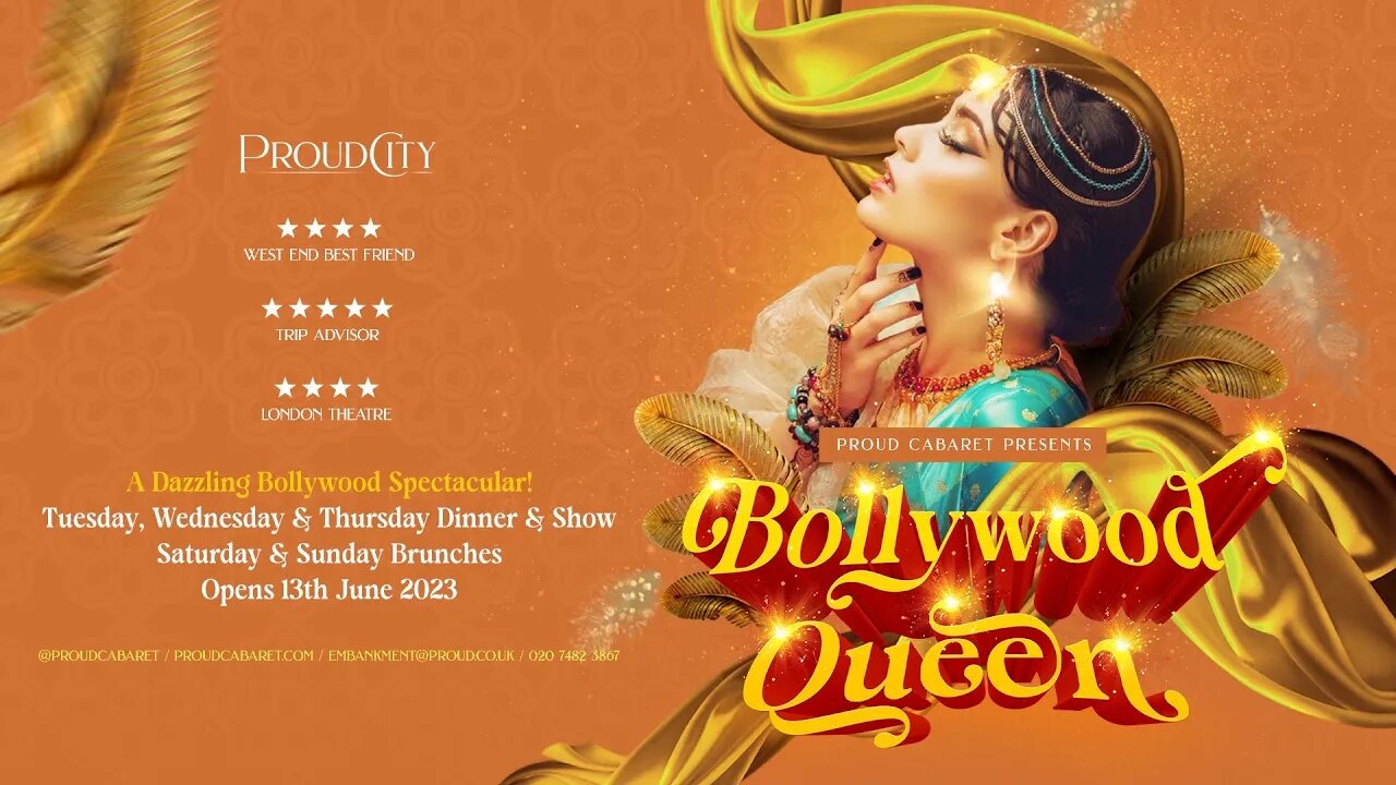 BOLLYWOOD QUEEN Show @ Proud Cabaret London. #musical #bollywood #cabaret