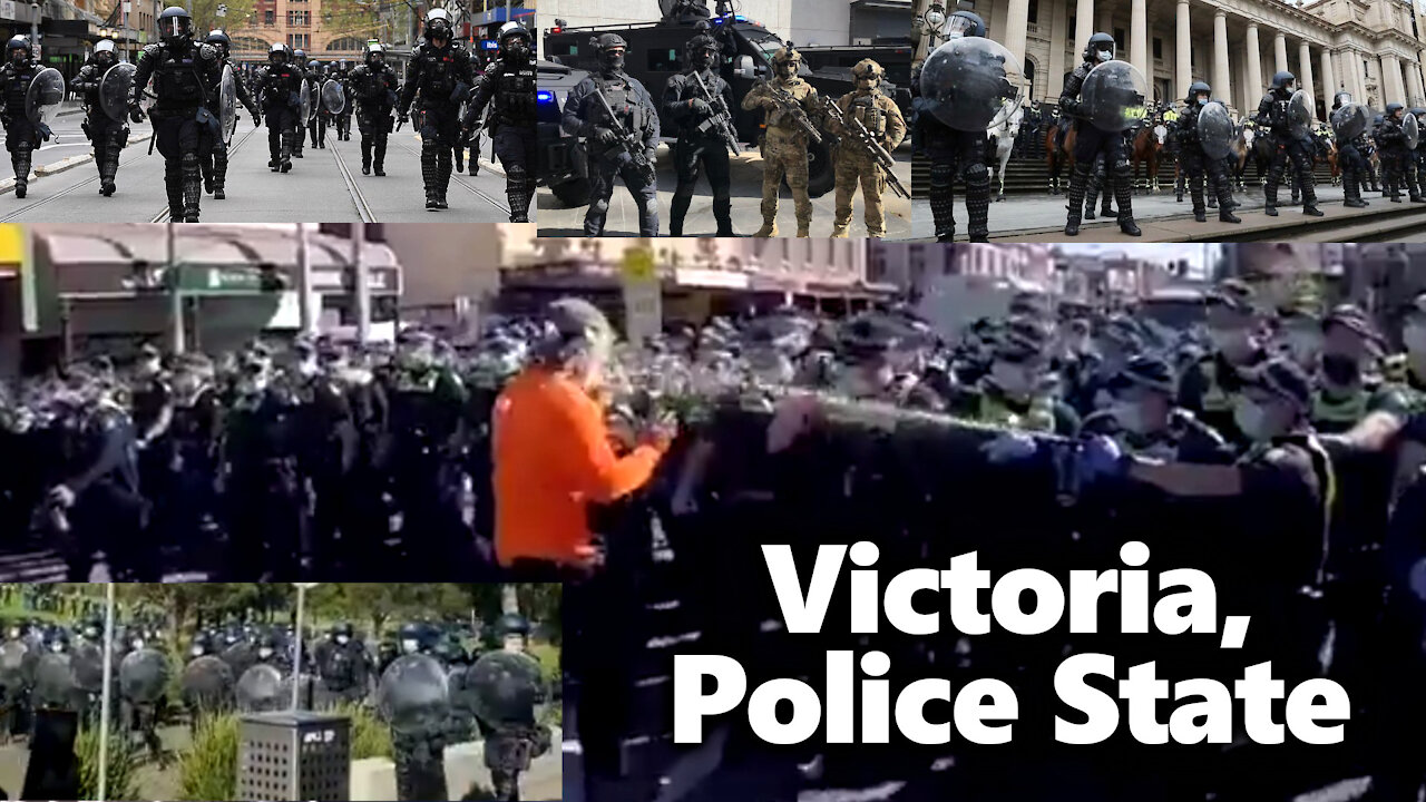 Melbourne Malice: NWO Police Clampdown Intensifies In Australia. Protests & Police Brutality Comp