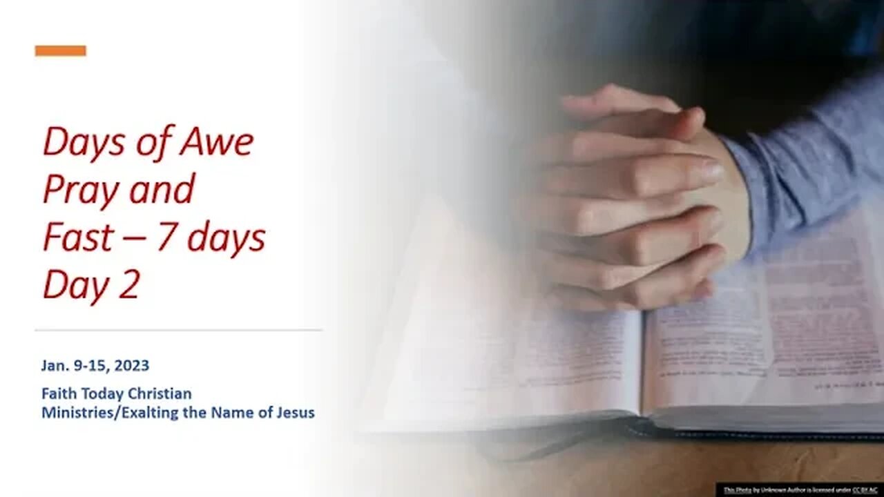 Days of Awe -The Importance of God's Words