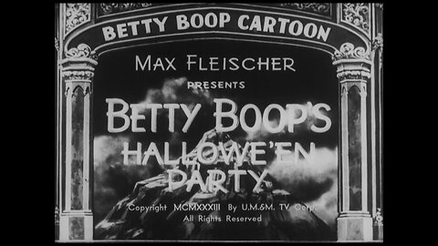 Betty Boop - Betty Boop's Halloween Party (1933)