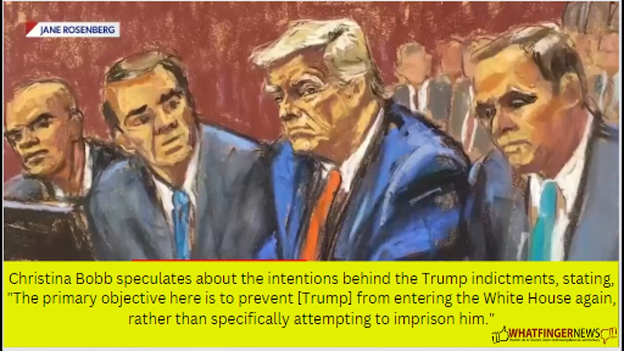 Christina Bobb speculates about the intentions behind the Trump indictments