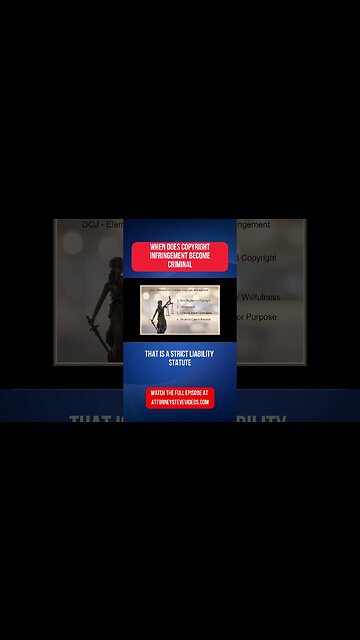 When does Copyright Infringement become Criminal?