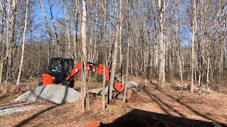 Clearing Storage Building Site