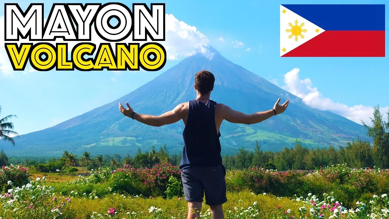 MOST MAJESTIC view in the Philippines - MAYON VOLCANO (is this real?)