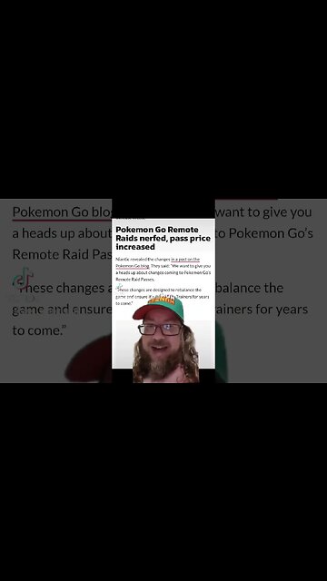 Byte Size News: Pokemon Go players upset over having to play the game! #shorts