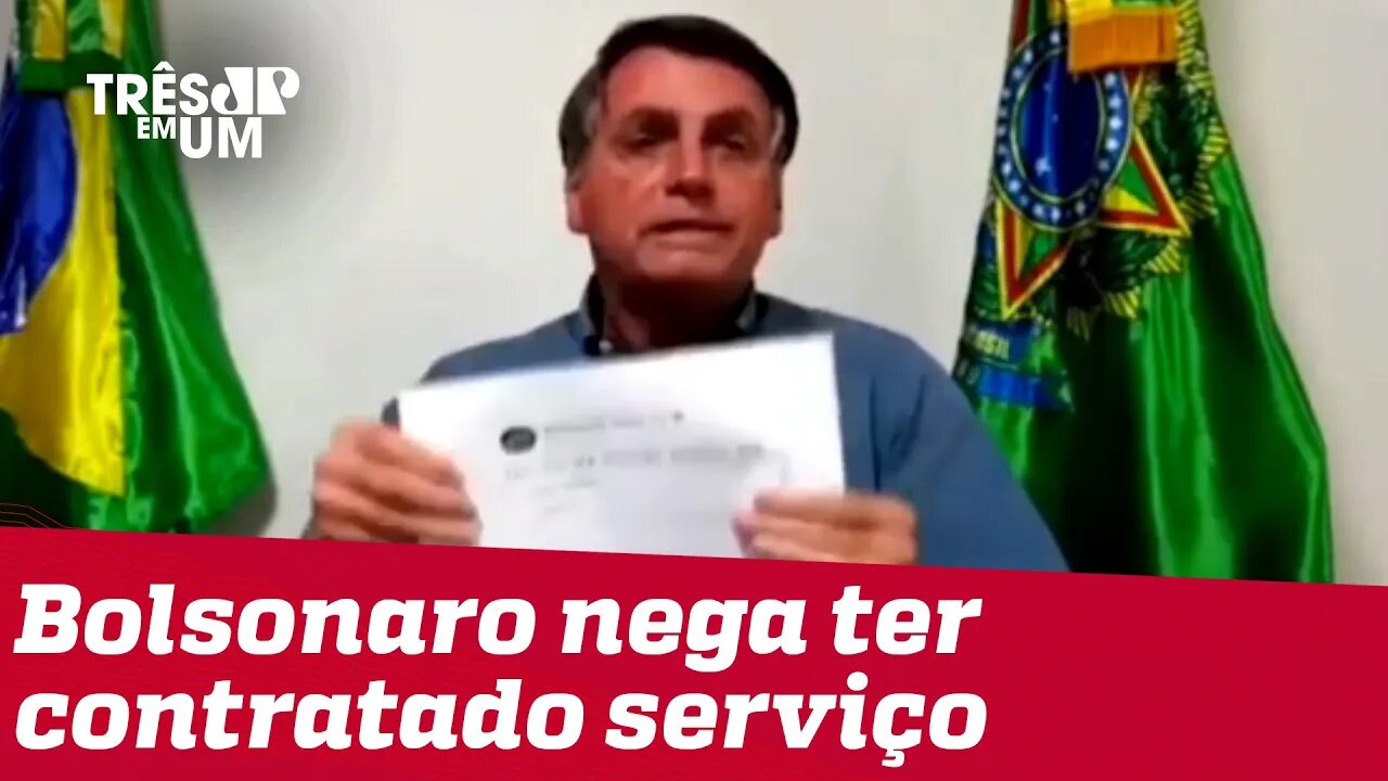 Bolsonaro comenta ação do Facebook