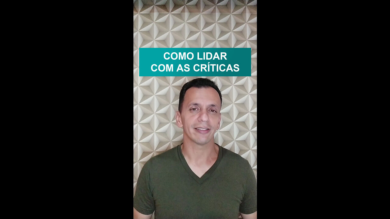 Como lidar com críticas