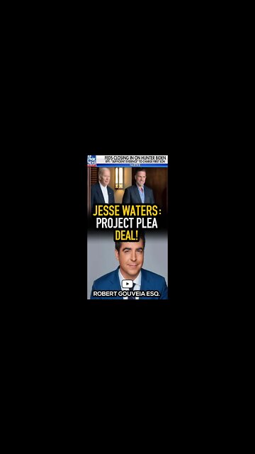 Jesse Waters: Hunter Rejected a SWEET Plea Deal! #shorts