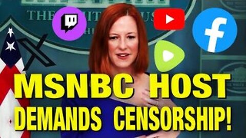 HUGE Liar Jen Psaki Demands CENSORSHIP Of Social Media!