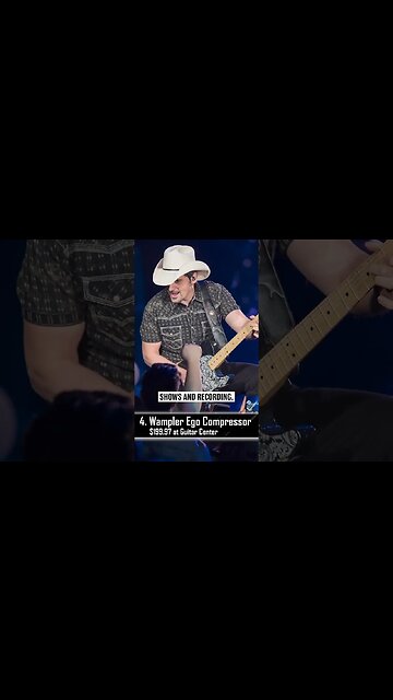 7 Guitar Pedals Included in Brad Paisley’s Rig (LINKS ATTACHED)