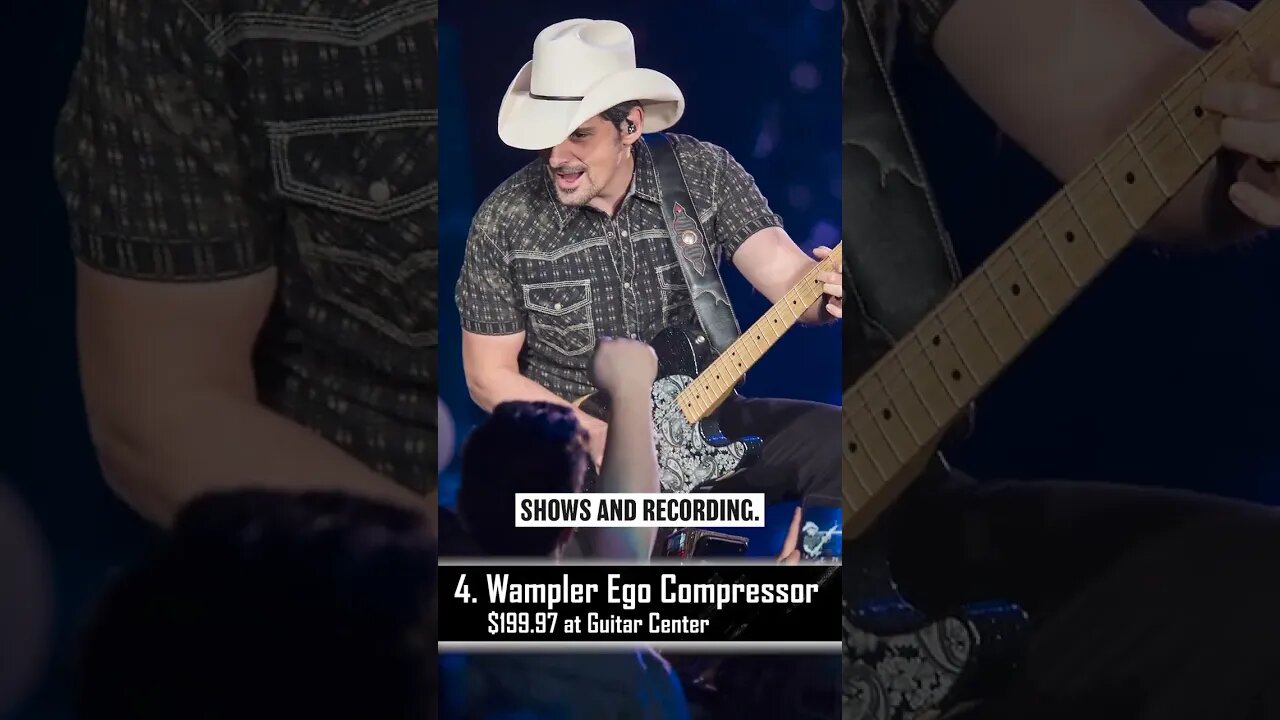 7 Guitar Pedals Included in Brad Paisley’s Rig (LINKS ATTACHED)