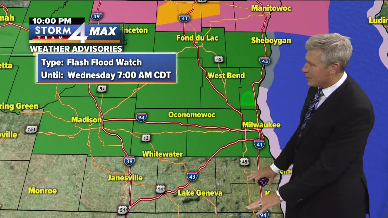 Flash Flood Watch issued for parts of SE Wis.