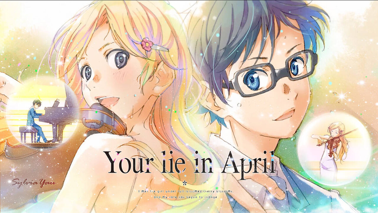 Your lie in april op (Hikaru Nara) with eng sub