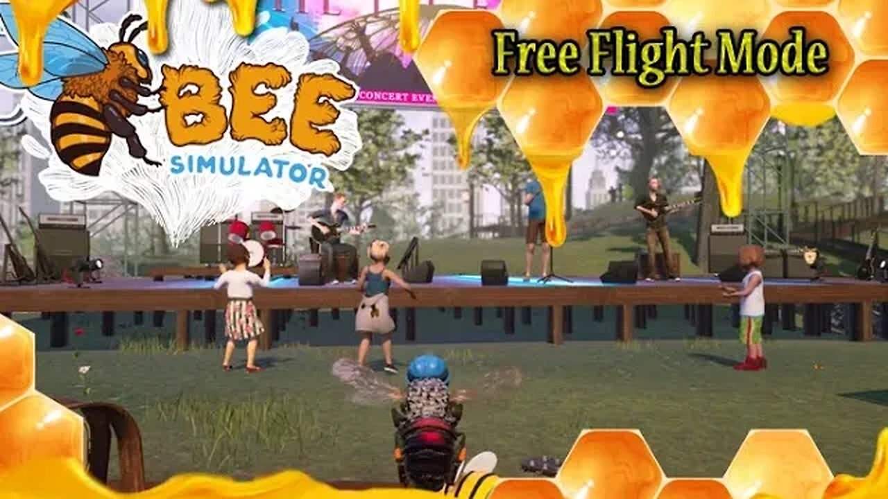 Bee Simulator: Free Flight Mode #3 (with commentary) PS4