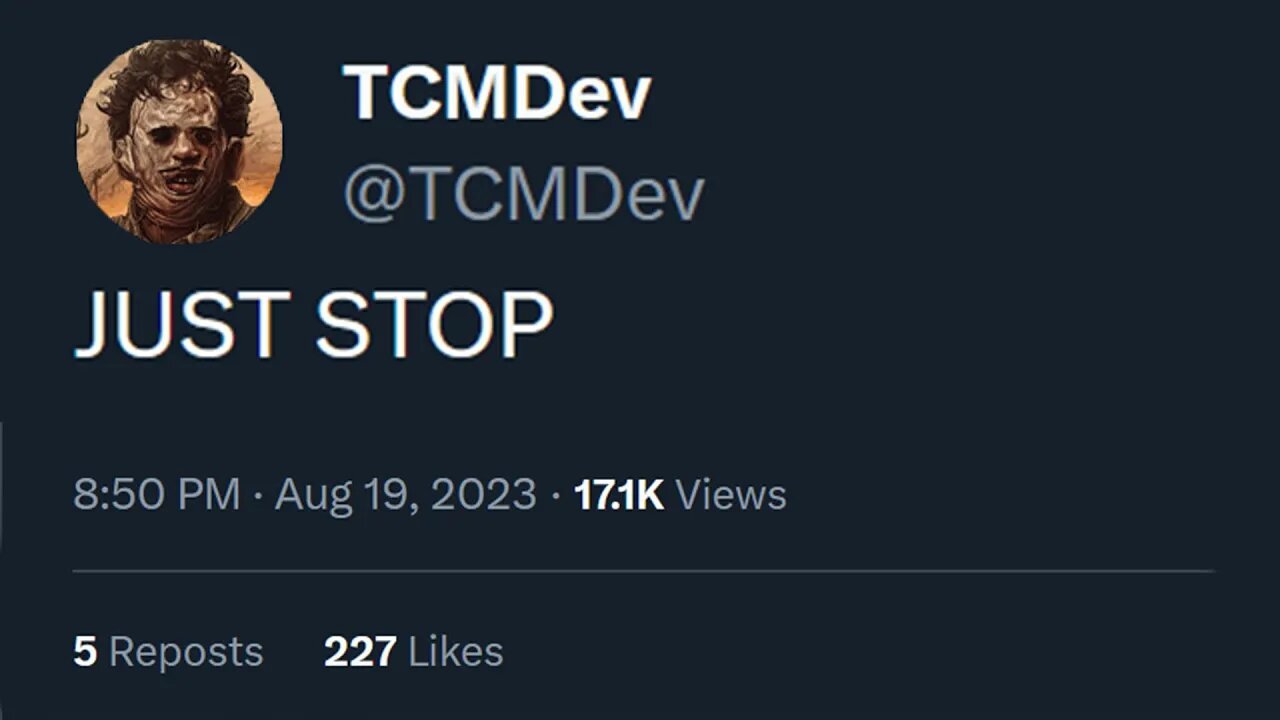 I think I made the TCM Devs Upset...
