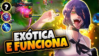 ESSA BUILD FUNCIONOU PERFEITAMENTE NELA! QUE CONTROLE! | MOBILE LEGENDS