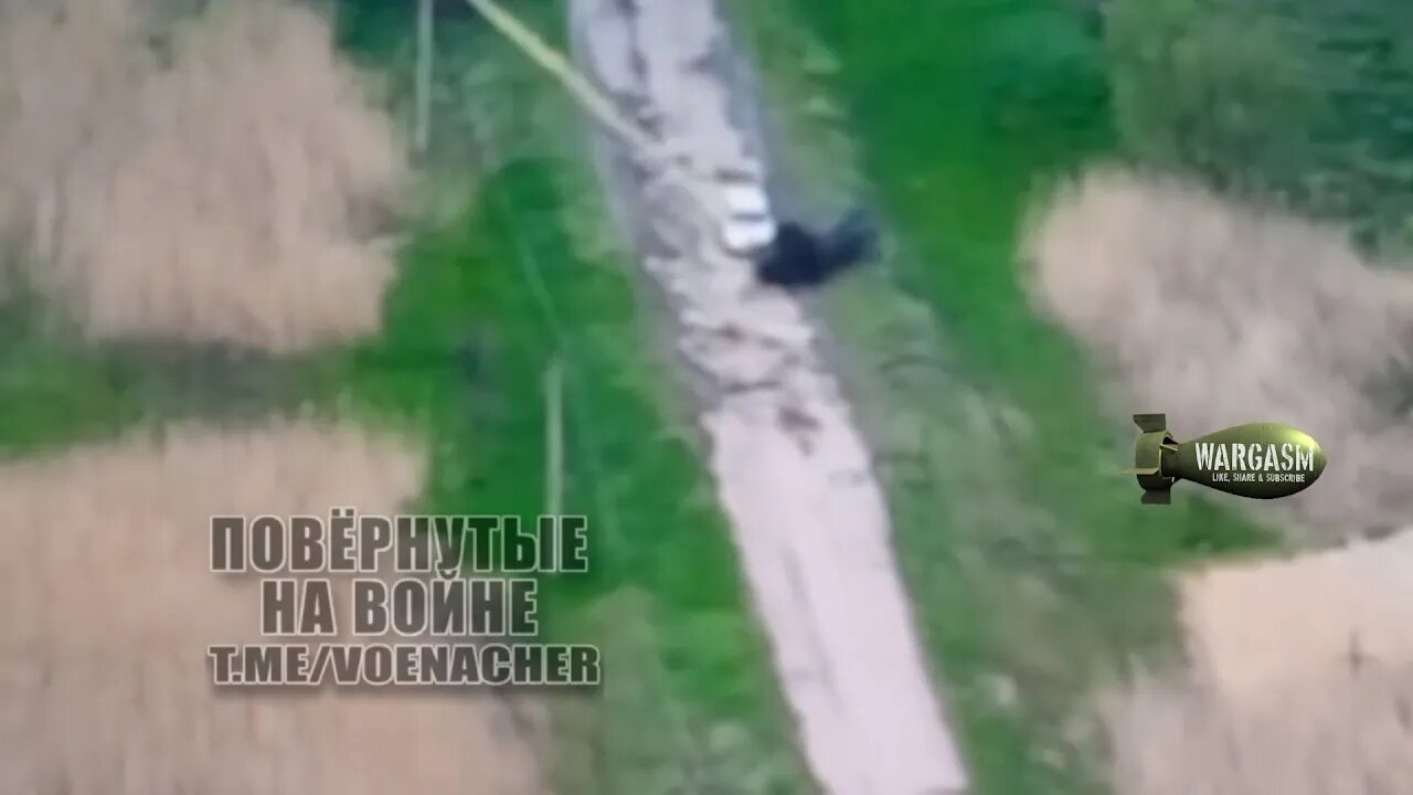 Car just missed by missile