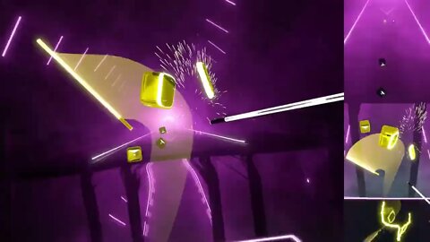 (beat saber) itro - light and blue (polygon remix) [mapper: cyansnow]