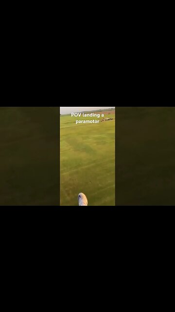 POV landing a #paramotor #flying #paramotoring