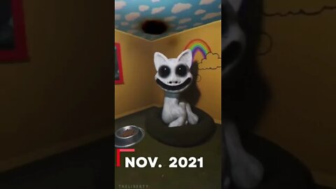 White cartoon cat of evolution #evolution #shorts