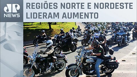 Brasil ganha 12 milhões de motociclistas em 10 anos